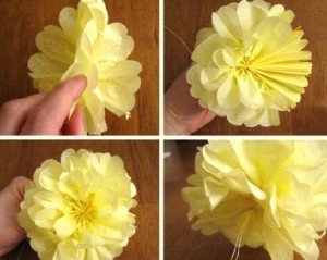 5 способов сделать цветы для объемной цифры