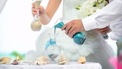 Песочная церемония - красивый обряд на свадьбу